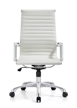 Classic High Back Conference Chair in Off White