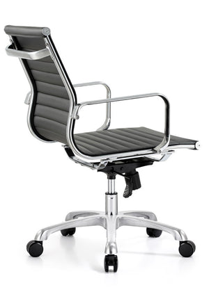 Classic Mid-Back Conference Chair in Black @taylorraydesign