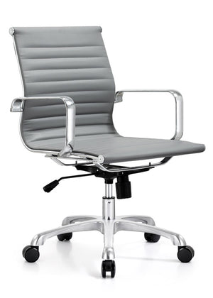 Classic Mid-Back Conference Chair in Gray @taylorraydesign