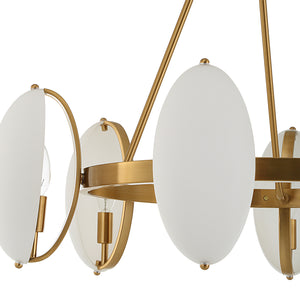 Oviform 6 Light Round Chandelier