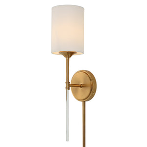 Awyr 1-Light Brass Sconce