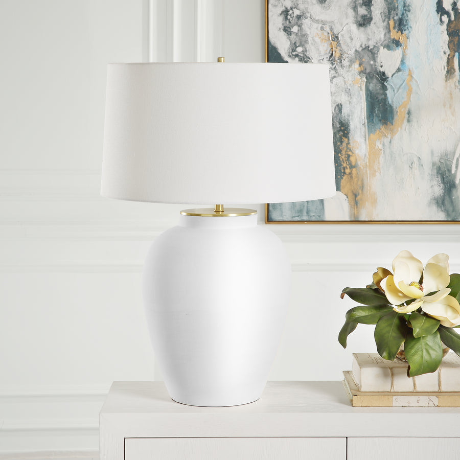 Adelaide White Table Lamp