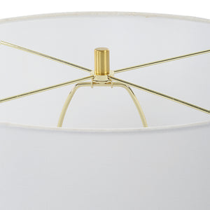 Emerie Textured White Table Lamp