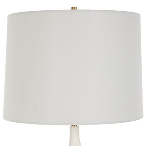 Helena Slender White Table Lamp