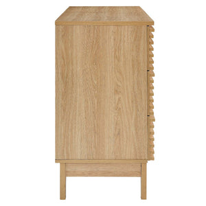 Render Mid-Century Modern 6-Drawer Dresser in Oak @taylorraydesign