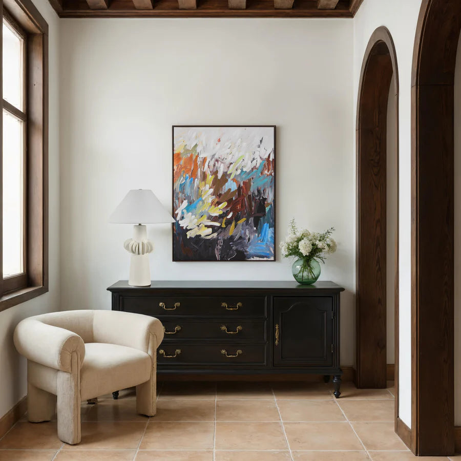 Poise Hand Painted Modern Canvas Art - taylor ray decor