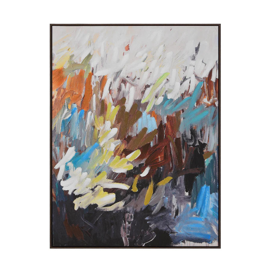 Poise Hand Painted Modern Canvas Art - taylor ray decor