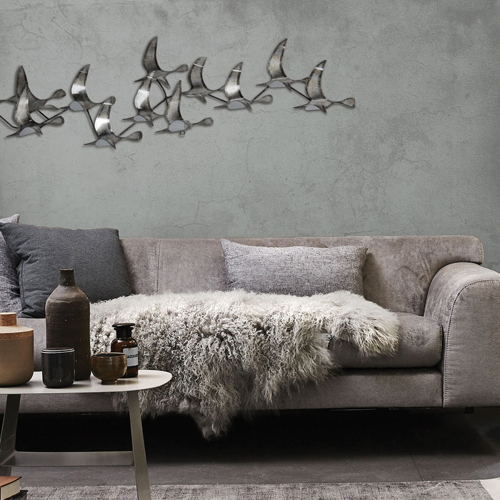 Murmuration Iron Wall Art - taylor ray decor