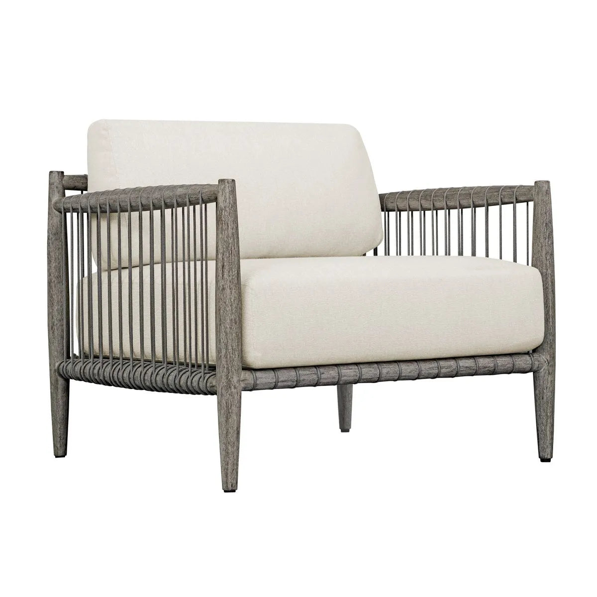 Borneo White Outdoor Lounge Chair - taylor ray decor