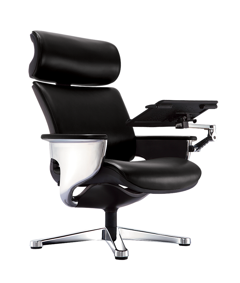 Nuvem Modern Leather Reclining Workchair