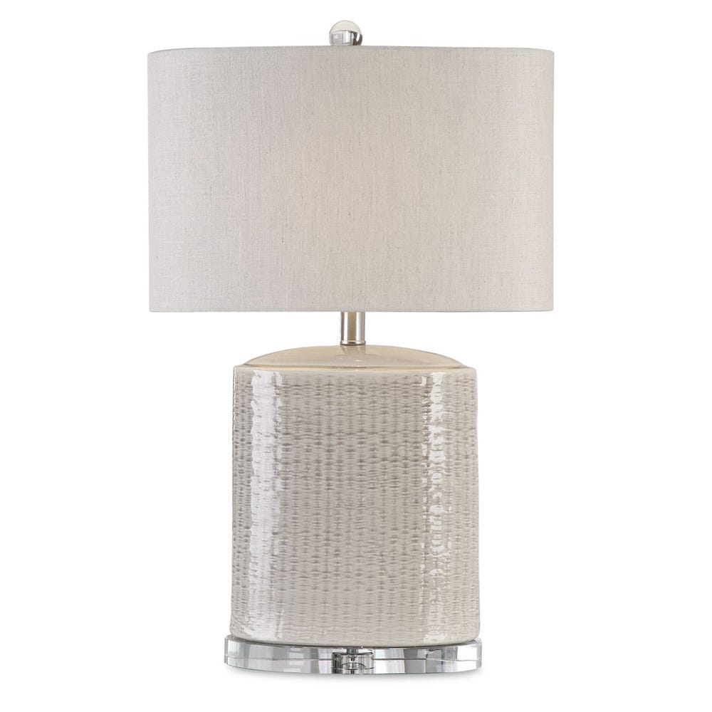 Modica Taupe Ceramic Lamp - taylor ray decor