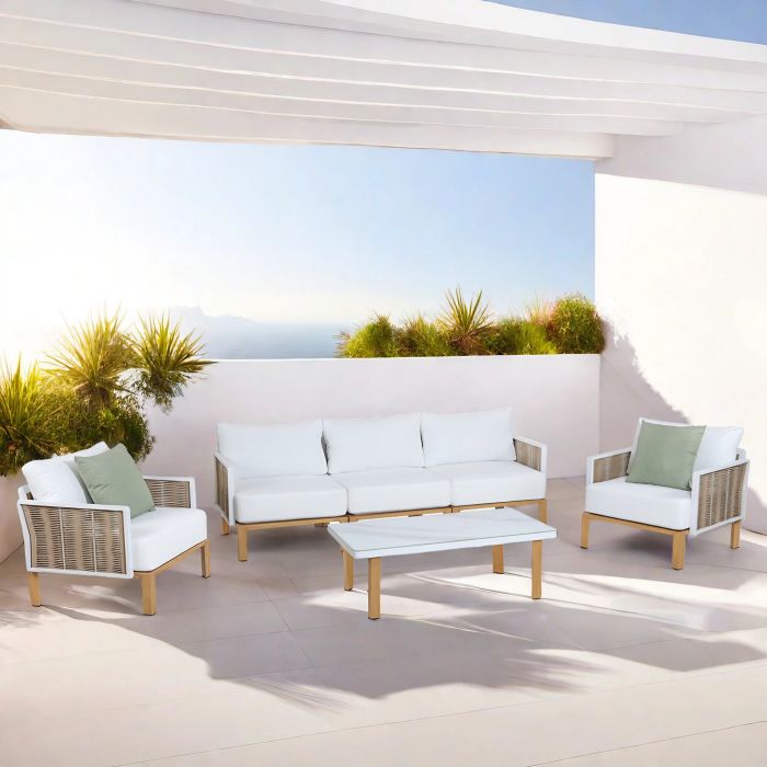 Vine 4-Piece Outdoor Conversation Set - taylor ray decor