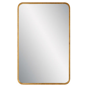 Metal Gold Leaf Mirror