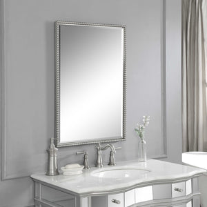 Sherise Brushed Nickel Vanity Mirror - taylor ray decor