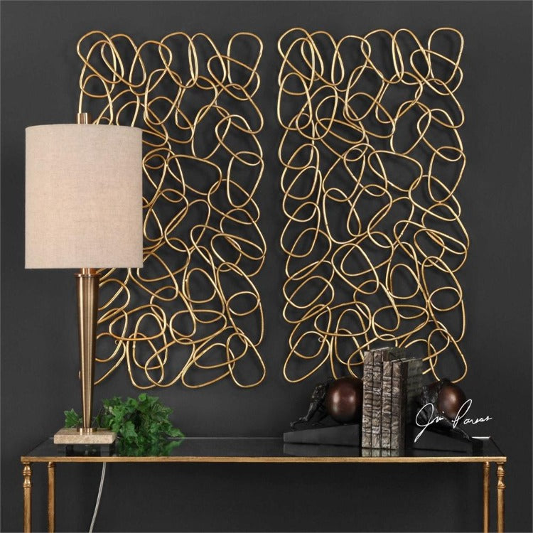 In the Loop Metal Wall Panels, S/2 - taylor ray decor