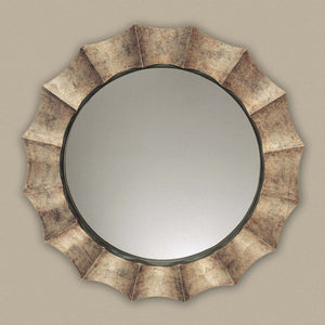 Gotham Round Antique Finish Mirror - taylor ray decor
