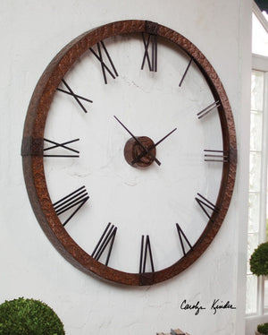 Amarion 60" Copper Wall Clock - taylor ray decor