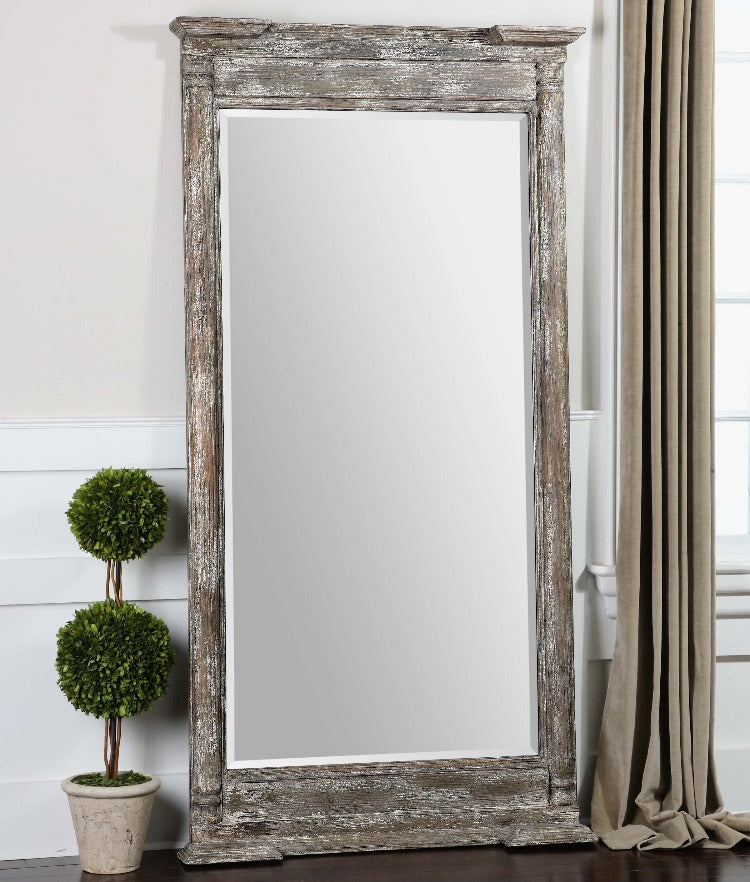 Valcellina Wooden Leaner Mirror - taylor ray decor