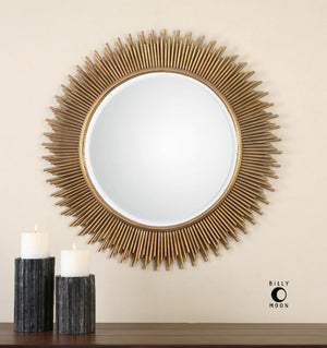 Marlo Round Gold Mirror - taylor ray decor