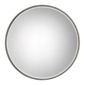 Stefania Beaded Round Mirror - taylor ray decor