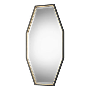 Savion Gold Octagon Mirror - taylor ray decor