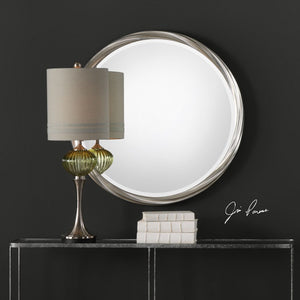 Orion Silver Round Mirror - taylor ray decor