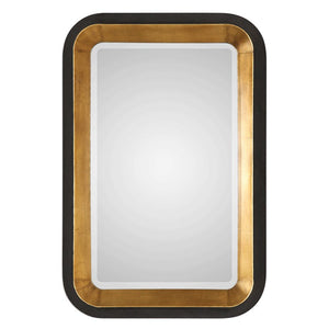 Niva Metallic Gold Wall Mirror - taylor ray decor