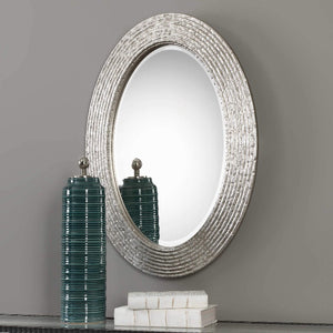 Conder Oval Silver Mirror - taylor ray decor