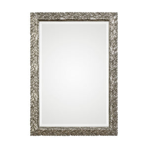 Evelina Silver Leaves Vanity Mirror - taylor ray decor