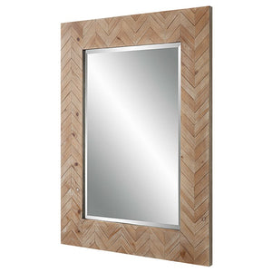 Demetria Small Wooden Mirror - taylor ray decor