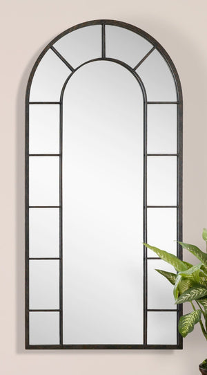 Dillingham Black Arch Mirror - taylor ray decor