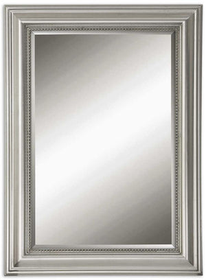 Stuart Silver Beaded Mirror - taylor ray decor