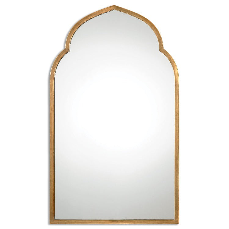 Kenitra Gold Arch Mirror - taylor ray decor