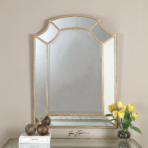 Francoli Gold Arch Mirror - taylor ray decor