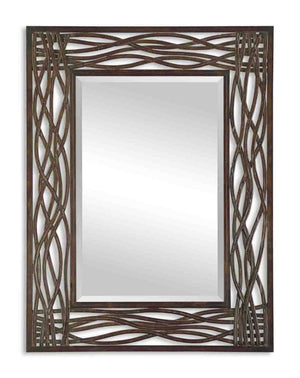 Dorigrass Brown Metal Mirror - taylor ray decor