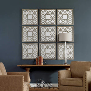 Sorbolo Squares Decorative Mirrors, S/2 - taylor ray decor