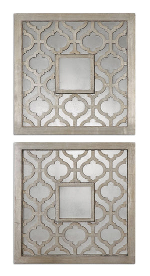 Sorbolo Squares Decorative Mirrors, S/2 - taylor ray decor