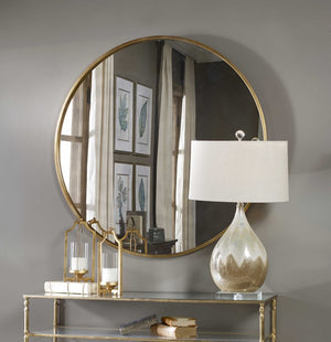 Junius Round Gold Mirror - taylor ray decor