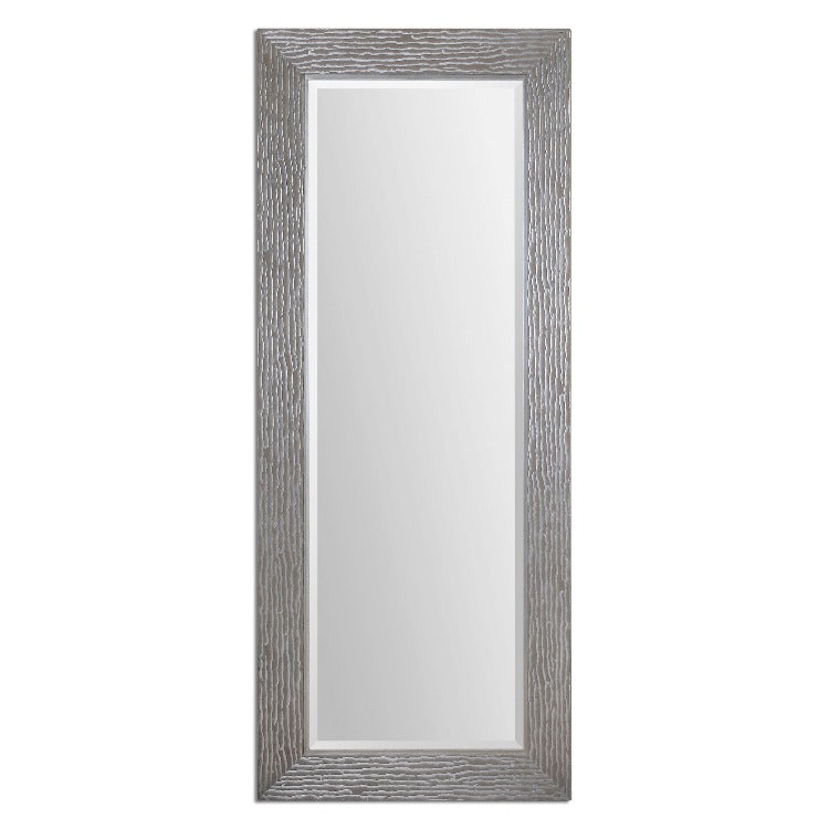 Amadeus Large Silver Leaner Mirror - taylor ray decor