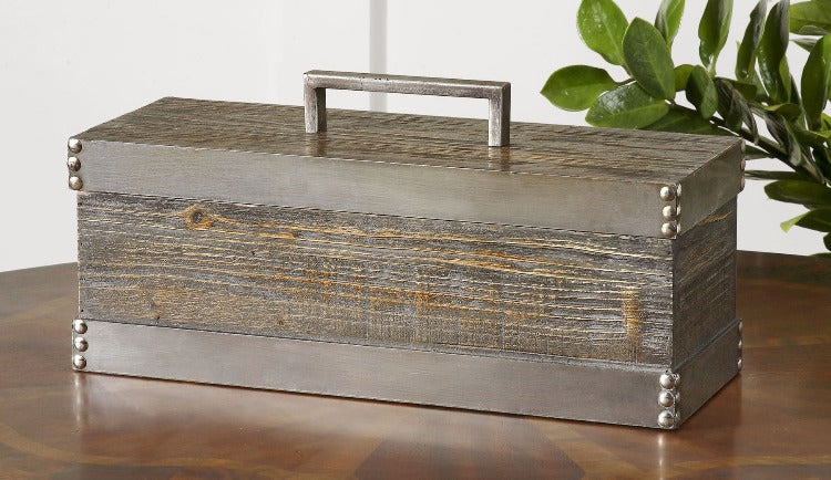Lican Natural Wood Decorative Box - taylor ray decor