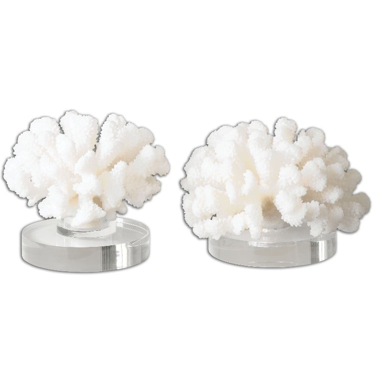 Hard Coral Sculptures, S/2 - taylor ray decor
