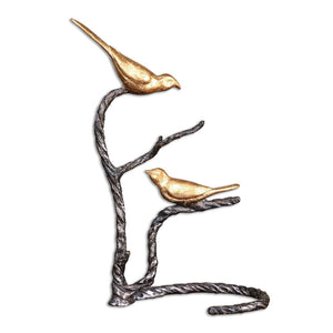 Birds On A Limb Sculpture - taylor ray decor