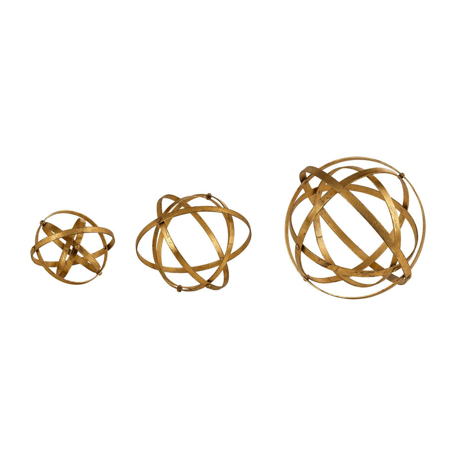 Stetson Gold Spheres, S/3 - taylor ray decor