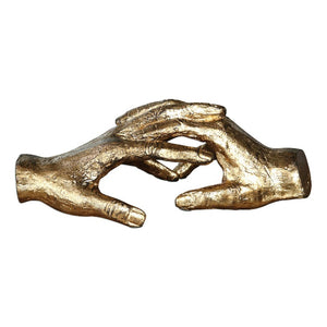 Hold My Hand Gold Sculpture - taylor ray decor