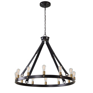 Marlow 12 Light Circle Chandelier - taylor ray decor