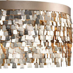 Tillie 3 Light Textured Gold Pendant - taylor ray decor