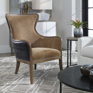 Snowden Traditional Wing Chair - taylor ray decor