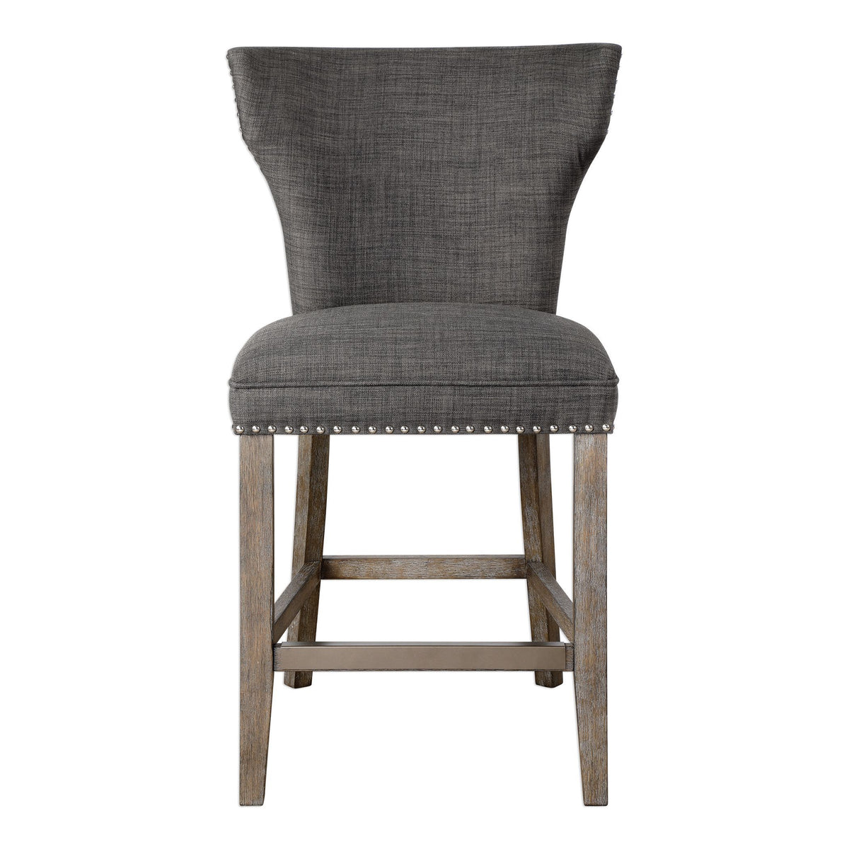 Klemens Linen Counter Stool taylor ray decor