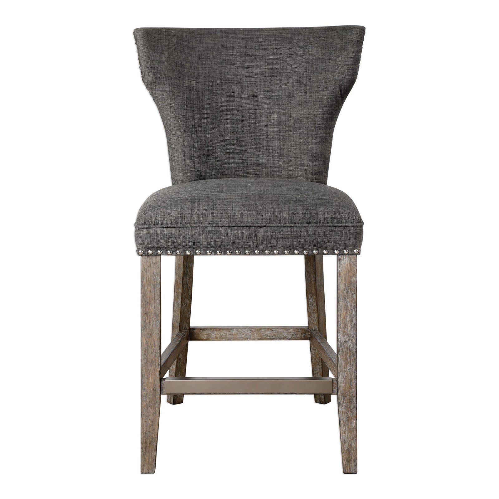 Klemens Linen Counter Stool taylor ray decor