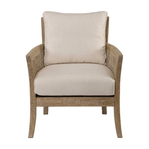 Encore Natural Off-White Armchair - taylor ray decor